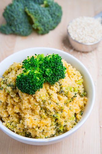 Cheesy Broccoli Quinoa Cheesy Broccoli Quinoa