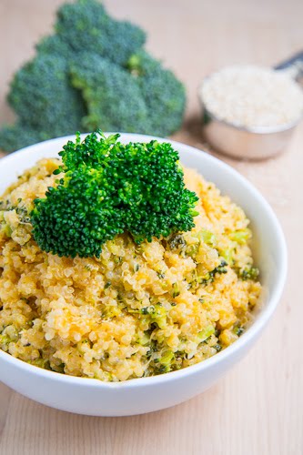 Cheesy Broccoli Quinoa Cheesy Broccoli Quinoa