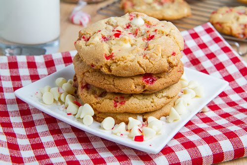Peppermint White Chocolate Chip Cookies Peppermint White Chocolate Chip Cookies
