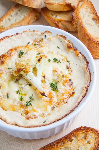 Roasted Cauliflower and Aged White Cheddar Dip Roasted Cauliflower and Aged White Cheddar Dip