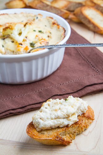 Roasted Cauliflower and Aged White Cheddar Dip Roasted Cauliflower and Aged White Cheddar Dip