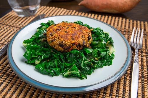 Chipotle Sweet Potato and Black Bean Quinoa Cakes with Creamy Avocado Sauce Chipotle Sweet Potato and Black Bean Quinoa Cakes with Creamy Avocado Sauce