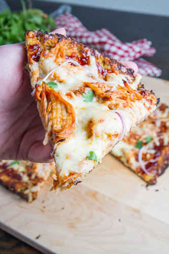 Cauliflower Pizza Crust (BBQ Chicken Pizza) Cauliflower Pizza Crust (BBQ Chicken Pizza)