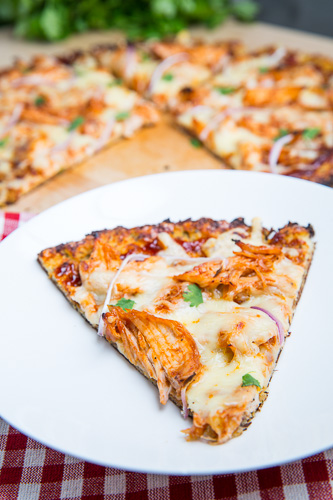 Cauliflower Pizza Crust (BBQ Chicken Pizza) Cauliflower Pizza Crust (BBQ Chicken Pizza)