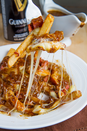 Corned Beef Poutine with Guinness Gravy Corned Beef Poutine with Guinness Gravy