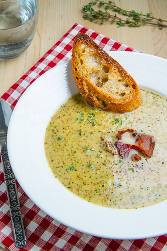 Roasted Broccoli and Cheddar Soup Roasted Broccoli and Cheddar Soup