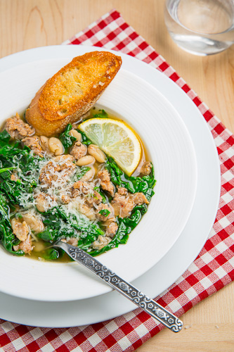 Spinach, White Bean and Turkey Sausage Soup Spinach, White Bean and Turkey Sausage Soup