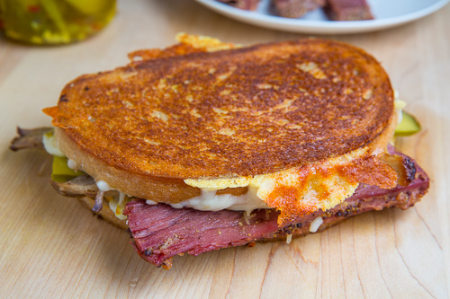 St Patrick’s Day Corned Beef Cuban Grilled Cheese Sandwich St Patrick’s Day Corned Beef Cuban Grilled Cheese Sandwich