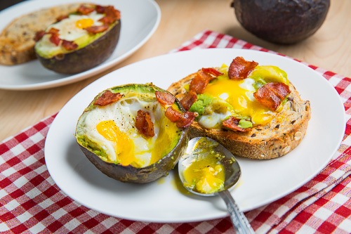 Baked Avocado Bacon and Eggs Baked Avocado Bacon and Eggs