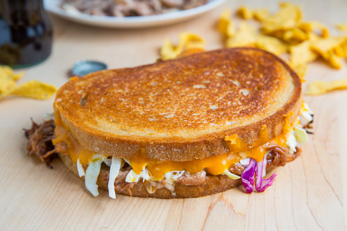 BBQ Pulled Pork Grilled Cheese BBQ Pulled Pork Grilled Cheese