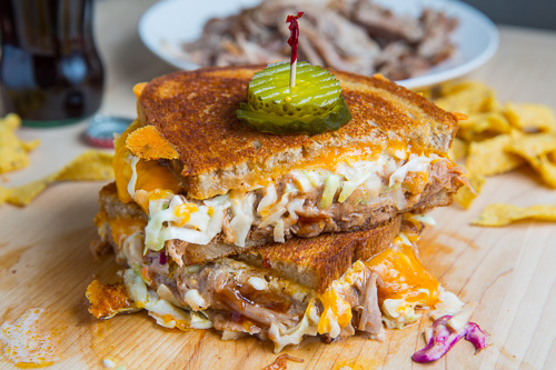 BBQ Pulled Pork Grilled Cheese BBQ Pulled Pork Grilled Cheese