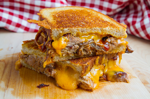 BBQ Pulled Pork Grilled Cheese BBQ Pulled Pork Grilled Cheese