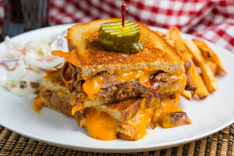 BBQ Pulled Pork Grilled Cheese BBQ Pulled Pork Grilled Cheese