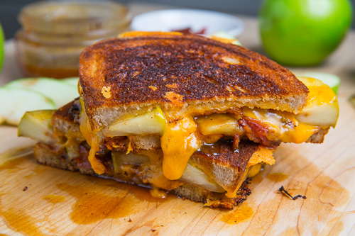 Caramel Apple Grilled Cheese Sandwich (with Bacon) Caramel Apple Grilled Cheese Sandwich (with Bacon)
