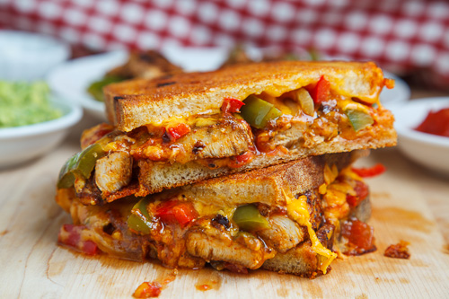 Chicken Fajita Grilled Cheese Chicken Fajita Grilled Cheese