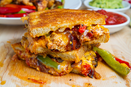 Chicken Fajita Grilled Cheese Chicken Fajita Grilled Cheese