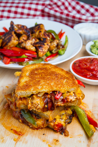 Chicken Fajita Grilled Cheese Chicken Fajita Grilled Cheese