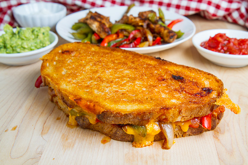 Chicken Fajita Grilled Cheese Chicken Fajita Grilled Cheese
