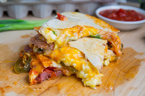 Ham and Egg Breakfast Quesadillas Ham and Egg Breakfast Quesadillas