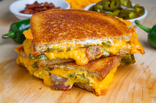 Jalapeno Popper Grilled Cheese Sandwich Jalapeno Popper Grilled Cheese Sandwich