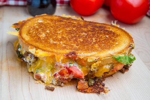 Taco Grilled Cheese Sandwich Taco Grilled Cheese Sandwich