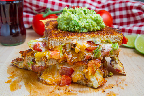 Taco Grilled Cheese Sandwich Taco Grilled Cheese Sandwich