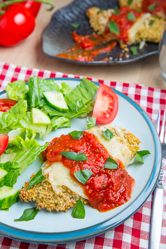 Crispy Baked Quinoa Crusted Chicken Parmesan Crispy Baked Quinoa Crusted Chicken Parmesan