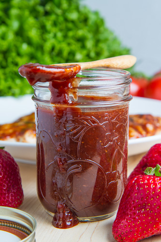 Roasted Strawberry BBQ Sauce Roasted Strawberry BBQ Sauce