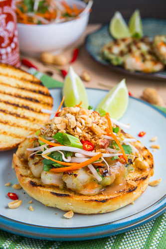 Pad Thai Shrimp Burgers Pad Thai Shrimp Burgers