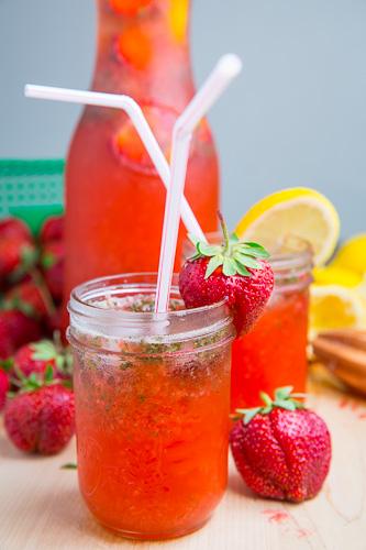 Strawberry Basil Lemonade