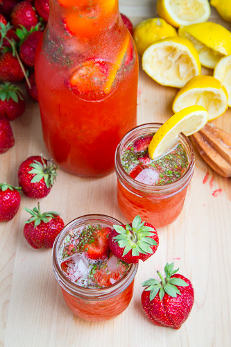 Strawberry Basil Lemonade Strawberry Basil Lemonade