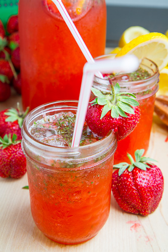 Strawberry Basil Lemonade Strawberry Basil Lemonade
