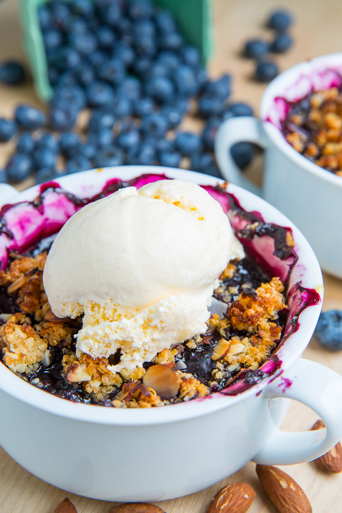 Blueberry Almond and Amaretto Quinoa Crisp Blueberry Almond and Amaretto Quinoa Crisp