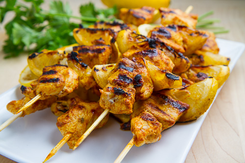 Moroccan Grilled Chicken Kabobs Moroccan Grilled Chicken Kabobs