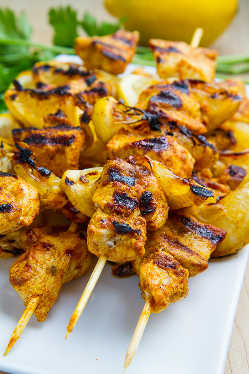 Moroccan Grilled Chicken Kabobs Moroccan Grilled Chicken Kabobs