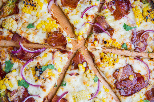 Zucchini Pizza Crust (with Chipotle BBQ Bacon and Grilled Corn Pizza) Zucchini Pizza Crust (with Chipotle BBQ Bacon and Grilled Corn Pizza)