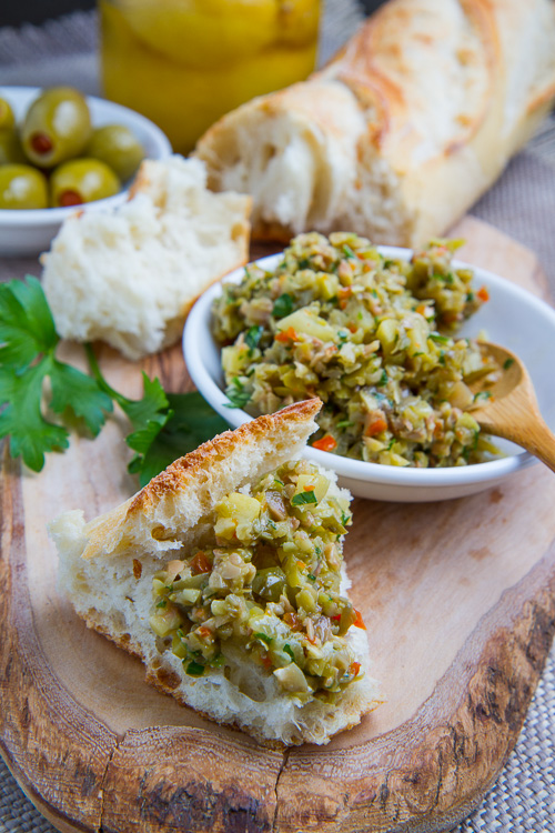 Green Olive and Preserved Lemon Tapenade Green Olive and Preserved Lemon Tapenade