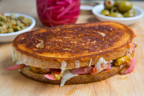 Moroccan Chicken Manchego Melt