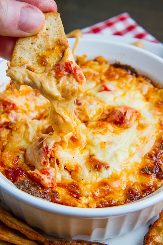 4 Cheese Hot Roasted Red Pepper Dip 4 Cheese Hot Roasted Red Pepper Dip