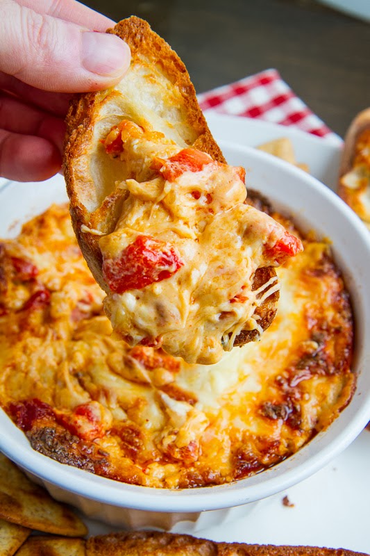 4 Cheese Hot Roasted Red Pepper Dip 4 Cheese Hot Roasted Red Pepper Dip