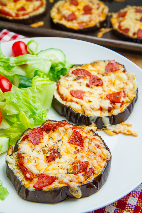 Eggplant Pizzas Eggplant Pizzas