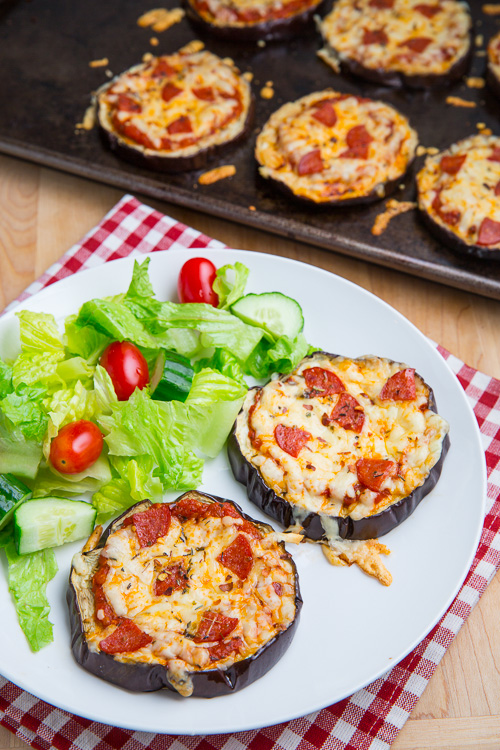 Eggplant Pizzas Eggplant Pizzas