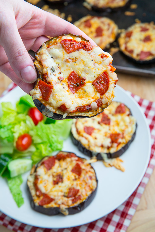 Eggplant Pizzas Eggplant Pizzas