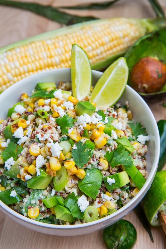 Esquites Quinoa Salad with Avocado