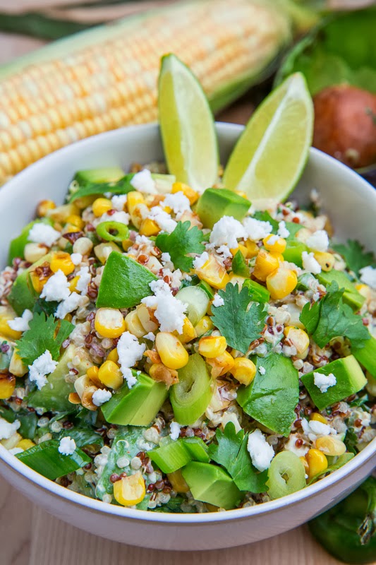 Esquites Quinoa Salad with Avocado Esquites Quinoa Salad with Avocado