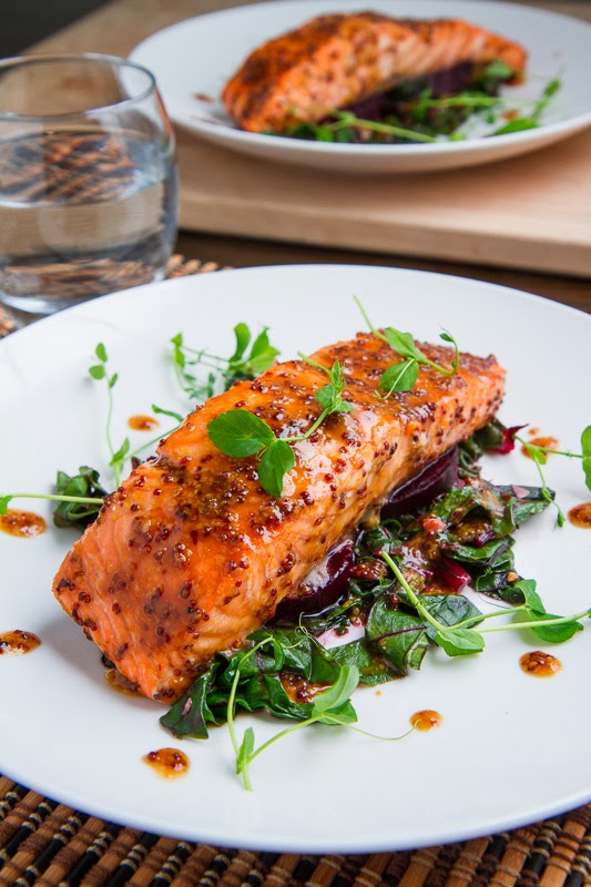 Maple-Miso Dijon Salmon Maple-Miso Dijon Salmon