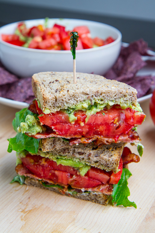 Pesto Guacamole BLT (Bacon, Lettuce and Tomato) Sandwich Pesto Guacamole BLT (Bacon, Lettuce and Tomato) Sandwich