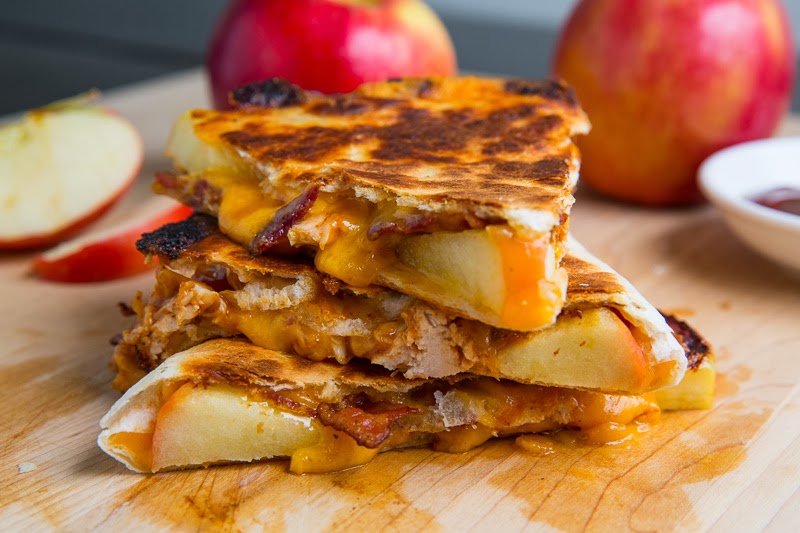 BBQ Chicken, Apple, Bacon and Cheddar Quesadillas BBQ Chicken, Apple, Bacon and Cheddar Quesadillas