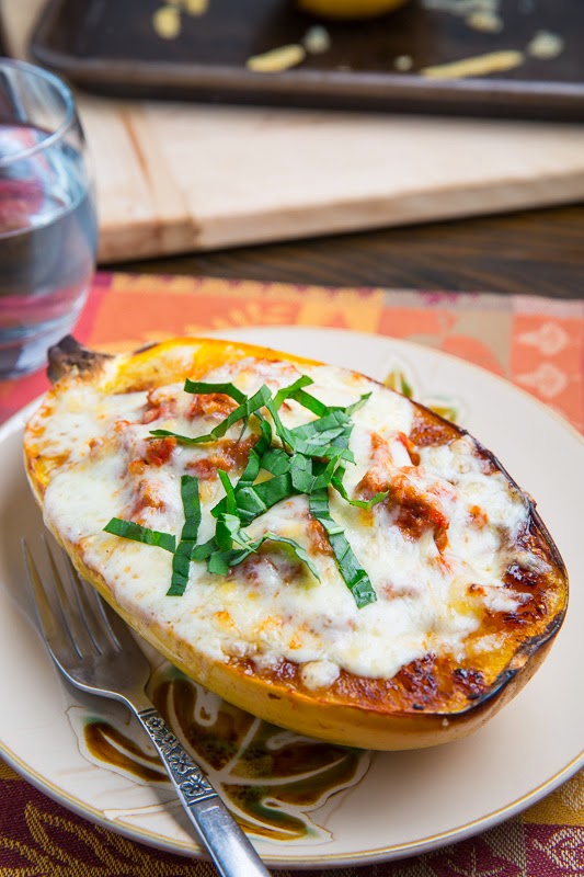 Lasagna Stuffed Spaghetti Squash Lasagna Stuffed Spaghetti Squash