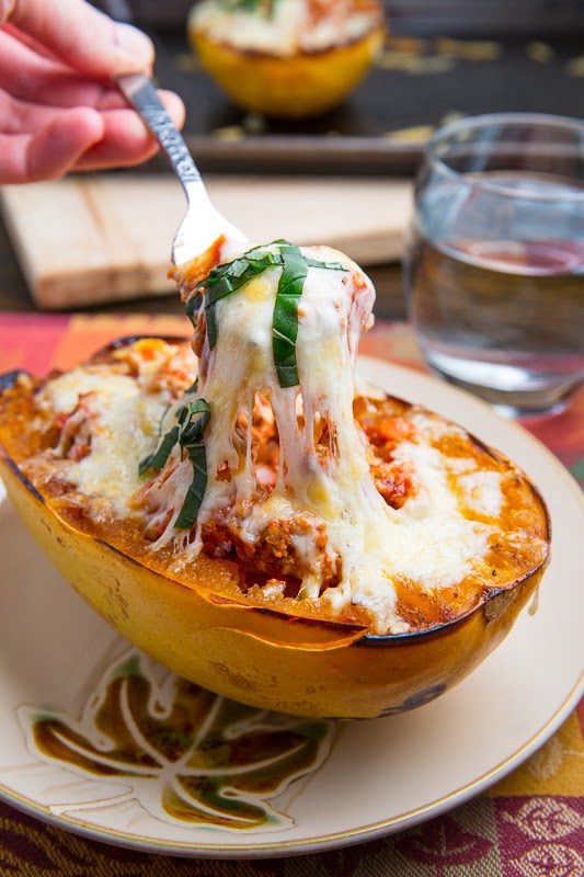 Lasagna Stuffed Spaghetti Squash Lasagna Stuffed Spaghetti Squash